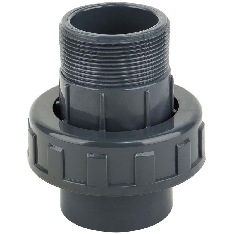 Муфта ПВХ Kripsol EHM30 63.C разборная, с наружной резьбой d63х2"