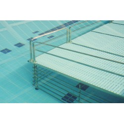 Защитный балкон платформы для уменьшения дна бассейна Golfinho E5197.6 (250х90 см, AISI-316)