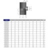 Трійник ПВХ Effast RDRTRD040B 90° редукційний, d40x20 мм
