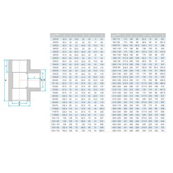 Трійник ПВХ Era UST02200х110 редукційний, d200х110 мм