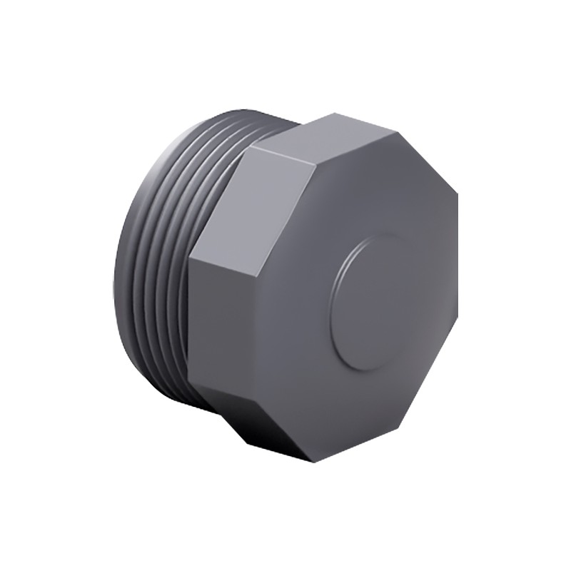 Заглушка ПВХ Effast RERTAE020B з зовнішньою різьбою d1/2"