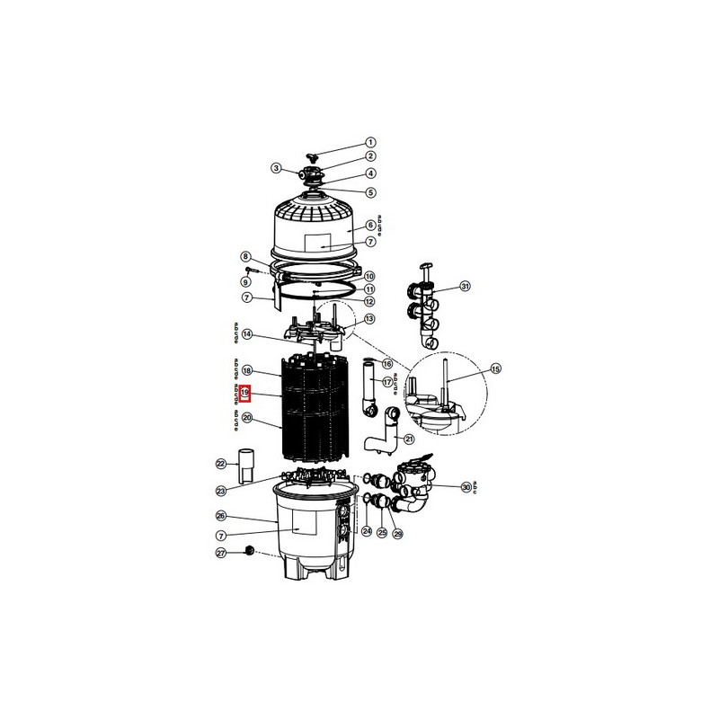 Фільтруючий елемент Hayward (DEX7200DA)