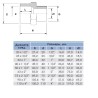 Муфта ПВХ Era US01250, з зовнішньою різьбою d50х1-1/2"