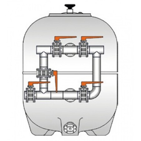 П’ятикранова обв'язка Hayward HCB754UN, 75 мм