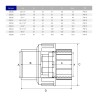 Муфта разборная ПВХ Hidroten ВР 1002029, переходная, d3/4"-25 мм