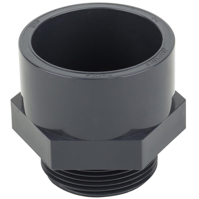 Муфта ПВХ Era US01275, с наружной резьбой d75х2-1/2" 
