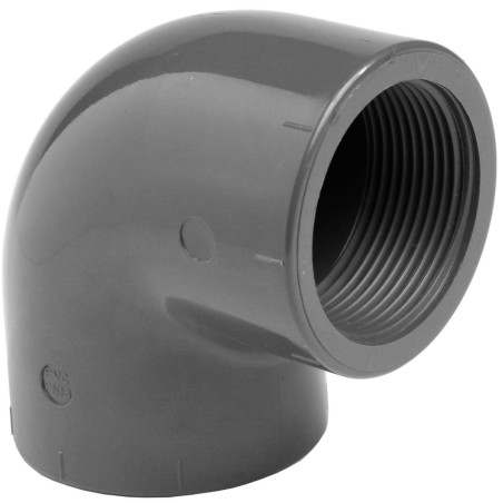 Колено ПВХ Effast RERGOE050F 90° с внутренней резьбой, d1-1/2"