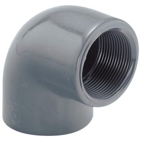 Колено ПВХ Hidroten ВР-ВР 1002306, резьбовой, d2"