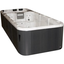 Плавальний SPA басейн Passion Spas Aquatic 3 (580x224x126 см), Сріблясто-білий