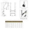 Сходи для басейну Emaux Mixta NSF515-SR (5 сходинок), AISI-304