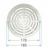 Кришка для донного зливу Emaux EM2832 1051149