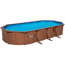 Збірний басейн Bestway Hydrium 561CW (732х366х132 см) з піщаним фільтром, драбиною та тентом