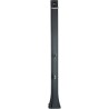 Душ сонячний Aquaviva Big Happy Five з мийкою для ніг, антрацит F620/7016, 36 л