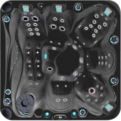 Гідромасажний басейн Passion Spas Admire (230х230х91 см), Чорна перлина