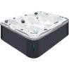Гідромасажний басейн Passion Spas Desire (278х228х91 см), Сріблясто-білий
