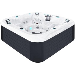 Гідромасажний басейн Passion Spas Joy (225х225х91 см), Сріблясто-білий