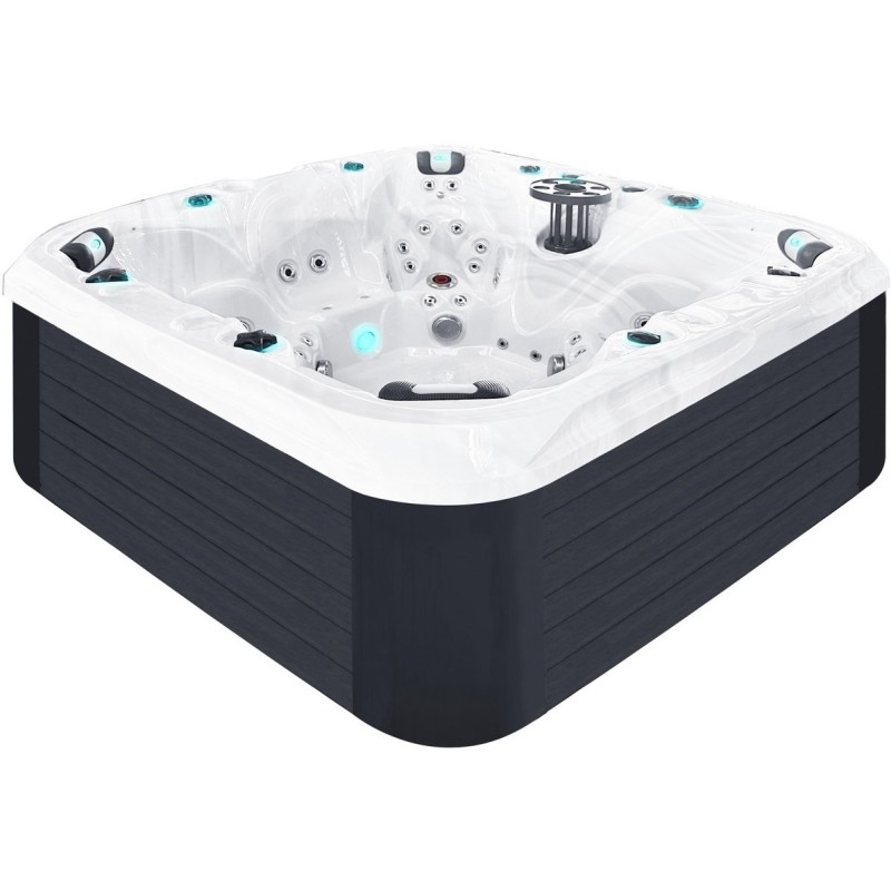 Гідромасажний басейн Passion Spas Joy (225х225х91 см), Сріблясто-білий