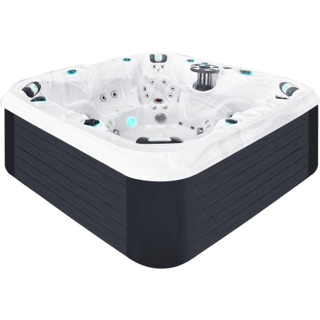 Гідромасажний басейн Passion Spas Joy (225х225х91 см), Сріблясто-білий