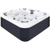 Гідромасажний басейн Passion Spas Joy (225х225х91 см), Сріблясто-білий