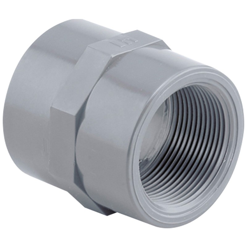 Муфта ПВХ Hidroten ВР, 1002010, переходная, d20х1/2" Муфта ПВХ Hidroten ВР, 1002010, переходная, d20х1/2"
