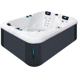 Гідромасажний басейн Passion Spas Renew (208х155х83 см), Сріблясто-білий