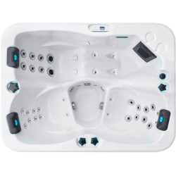 Гідромасажний басейн Passion Spas Renew (208х155х83 см), Сріблясто-білий