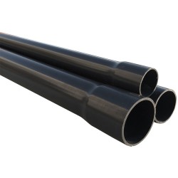 Труба ПВХ (PVC-U) напірна клейова Era PN6 d200 мм, 3 м