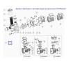 Пробка слива Emaux с уплотнительным кольцом насоса SS 89022402