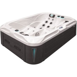 Гідромасажний басейн Passion Spas Indulgence (214х143х63 см), Сріблясто-білий