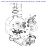 Шланг подключения Emaux FSJ450-6W фильтр-насос (с гайкой) 89032601