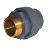 Муфта ПВХ Effast RGRBND040E.N переходная с наружной резьбой, латунь d40x1-1/4"