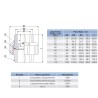 Муфта ПВХ Era UU00190 разборная, клей-клей, d90 мм