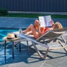 Шезлонг Aquaviva Wave коричневий