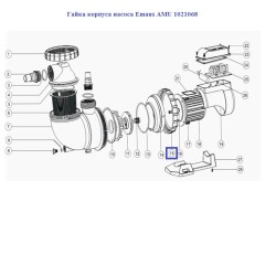 Гайка корпуса насоса Emaux AMU 1021068