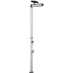 Душ вуличний Aquaviva Quick з LED підсвіткою та мийкою для ніг, білий Q825/9003-QL