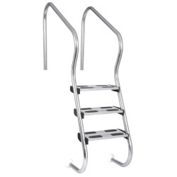 Лестница для бассейна Hayward EAF4 Easy access (4 ступени), для широкого борта, AISI-316