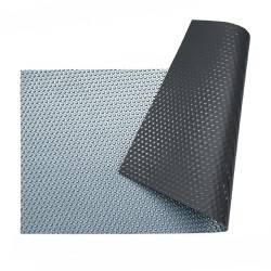 Солярное покрытие Aquaviva Platinum Bubbles-Gray-5-500, ширина 5 м (50 пог. м), серебристый/серый
