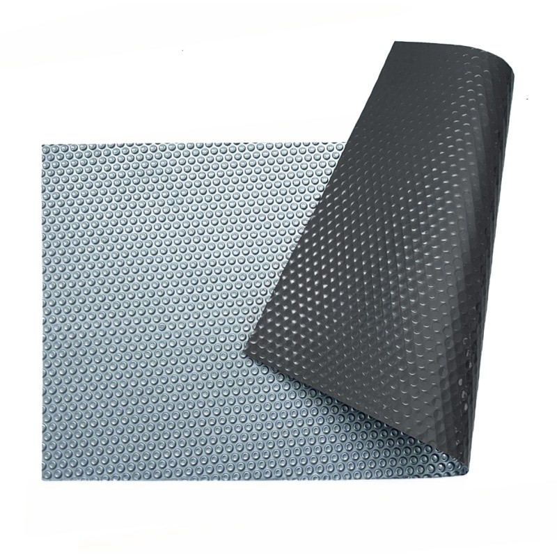 Солярное покрытие Aquaviva Platinum Bubbles-Gray-5-500, ширина 5 м (50 пог. м), серебристый/серый Солярное покрытие Aquaviva Platinum Bubbles-Gray-5-500, ширина 5 м (50 пог. м), серебристый/серый