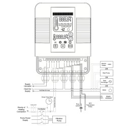 Цифровий контролер Elecro Heatsmart Plus теплообмінника G2/SST + датчик протоку та температури