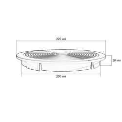Кришка скімера і авт. регул. рівня води RGP Kripsol RSK010R/R1230010.0 (RSKI0001.00R)