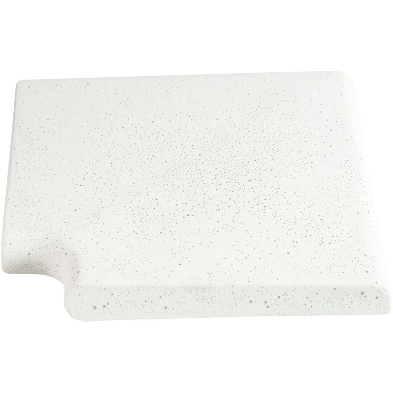 Кутовий копінговий камінь Aquazone Tuff 250x300x50-25 мм, білий (пористий)