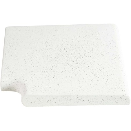 Кутовий копінговий камінь Aquazone Tuff 250x300x50-25 мм, білий (пористий)